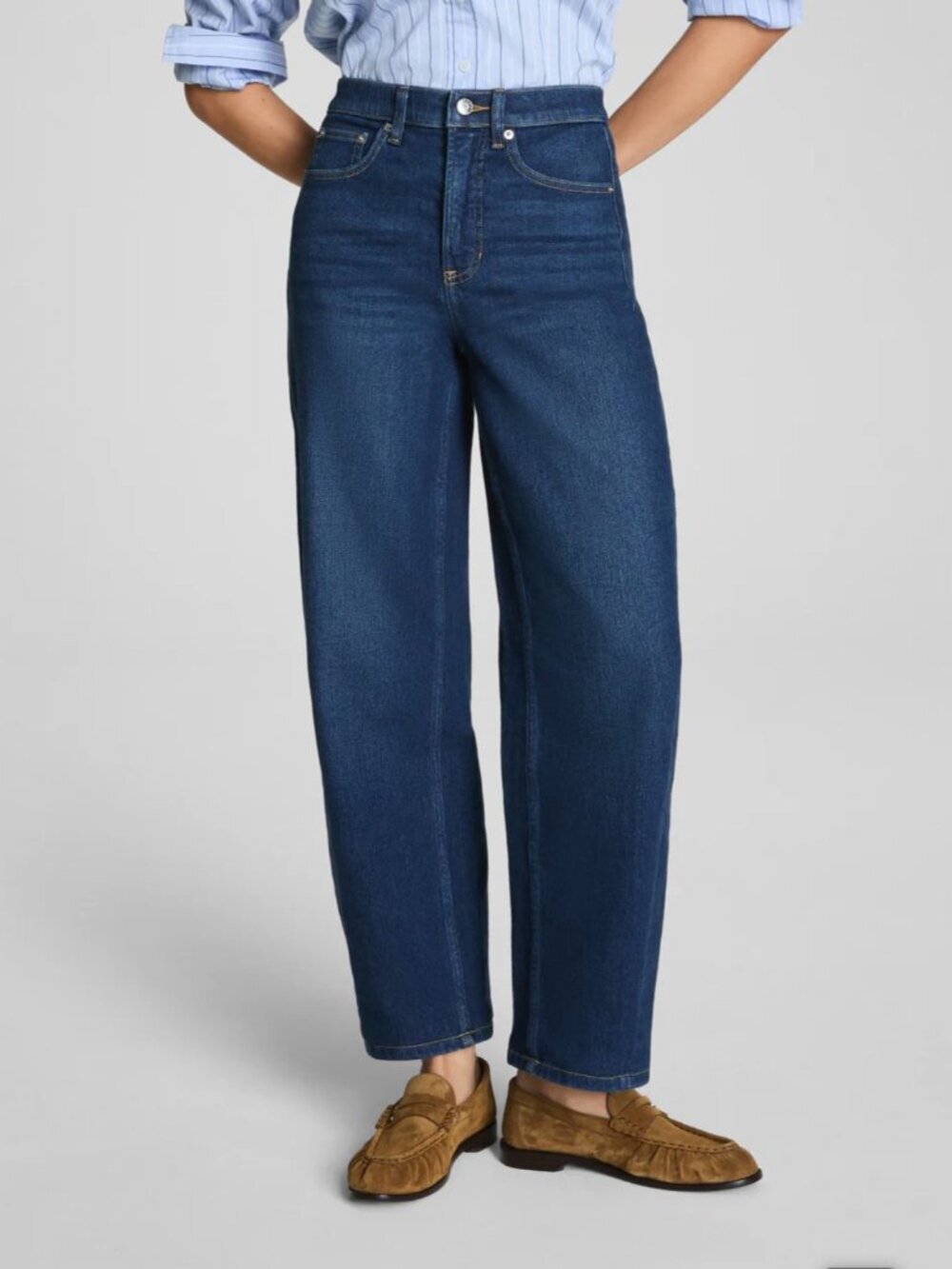 SPANX Authentic 360 Barrel leg Women's Jeans Size 2XL High Rise 90s